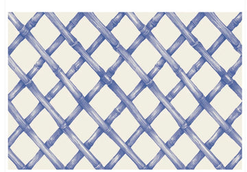 Blue bamboo placemats