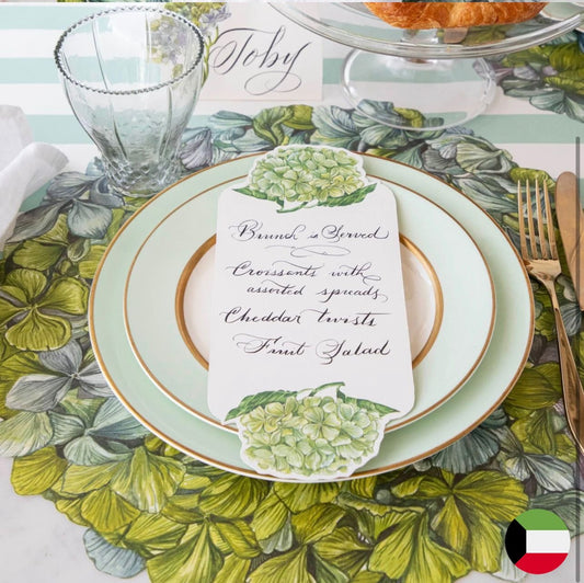 Die-cut Hydrangea Placemat