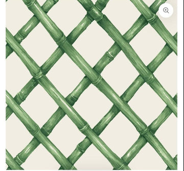 Green lattice napkins