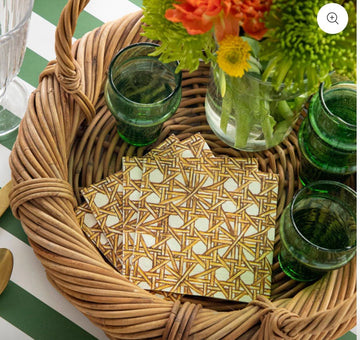 Rattan cocktail Napkins