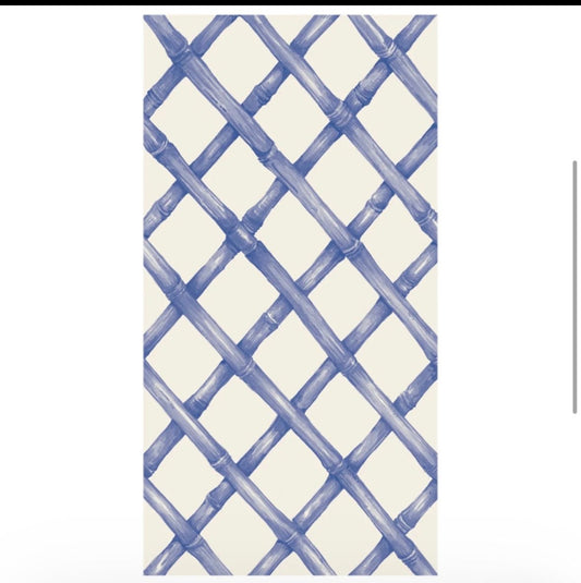 Blue lattice Napkins