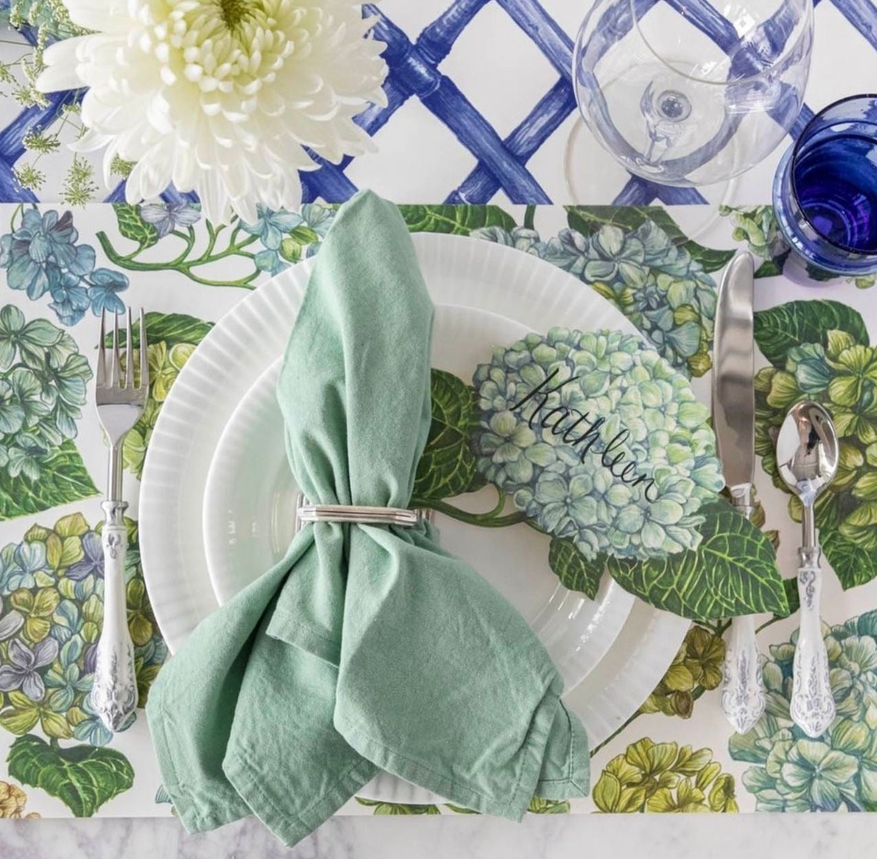 Hydrangea Placemat