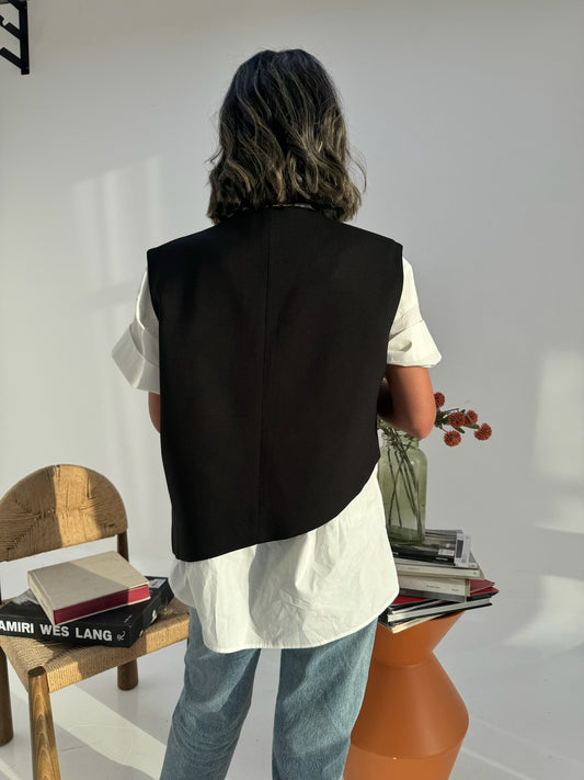 Asymmetric vest