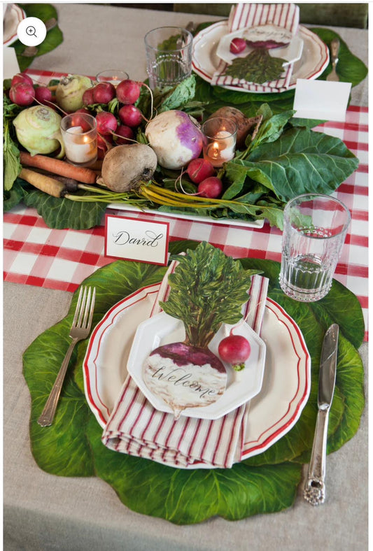 Die-cut cabbage Placemat